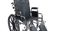 Chrome Sport Reclining Wheelchair