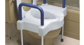 Extra Wide Tall-Ette Bariatric Elevated Toilet Seat with Legs