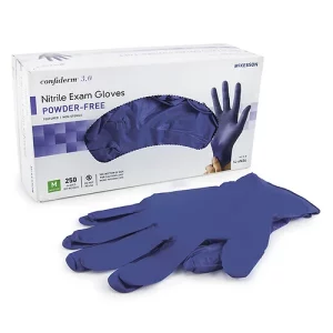 McKesson Confiderm® 4.5C Nitrile Exam Glove, Small, Blue