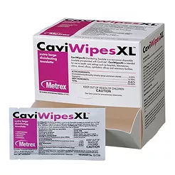 Metrex CaviWipes Surface Disinfectant Alcohol-Based Wipes, Non-Sterile, Disposab