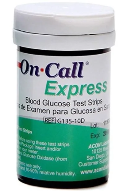 On Call® Express Blood Glucose Test Strips