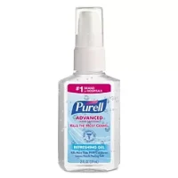 Purell Advanced Hand Sanitizer 70% Ethyl Alcohol Gel, Pump Bottle, 2 oz