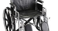 Wheelchair with elevated leg rest