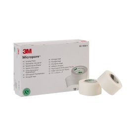 3M™ Micropore™ S Silicone Medical Tape, 1 Inch x 5-1/2 Yard, Blue #2770-1