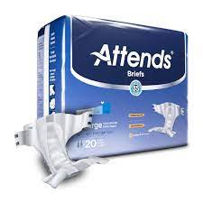 Attends Briefs, Adult, X-Large, Heavy Absorbency, Disposable,