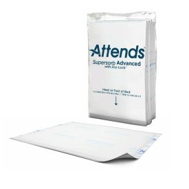 Attends® Supersorb Advanced Underpads with Dry-Lock®