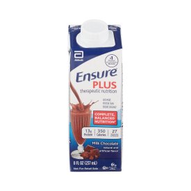 Ensure Plus Chocolate Oral Supplement, 8-oz Carton