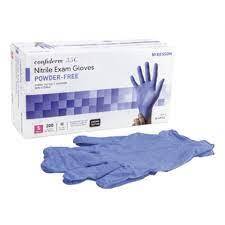 McKesson Confiderm® 3.5C Nitrile Exam Glove, Extra Small, Blue