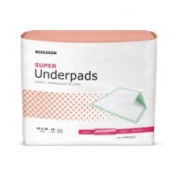 McKesson Super Moderate Absorbency Underpad, 30 x 30 Inch