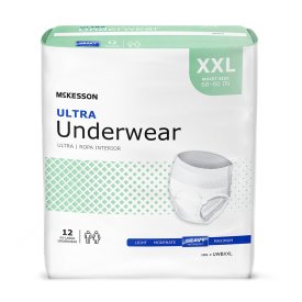 McKesson Ultra Heavy Absorbent Underwear, Large