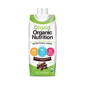 Orgain® Organic Chocolate Oral Supplement, 11 oz. Carton
