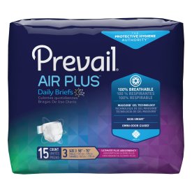 Prevail® Air Plus™ Daily Briefs, Size 3
