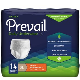 Prevail® Daily Underwear Extra Absorbent Underwear, Extra Large