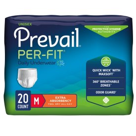 Prevail® Per-Fit® Extra Absorbent Underwear, Medium