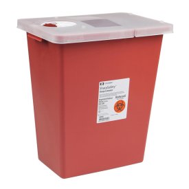 SharpSafety™ Multi-purpose Sharps Container, 8 Gallon, 17½ x 15½ x 11 Inch