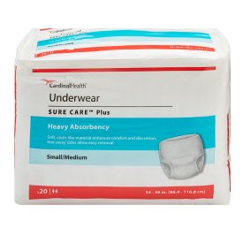 Sure Care™ Plus Heavy Absorbent Underwear, Medium