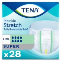Tena Super Incontinence Briefs, Absorbent, Odor Control