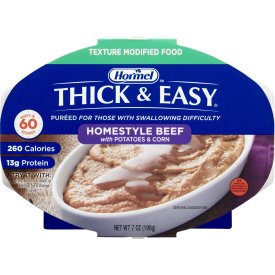 Thick & Easy® Beef with Potatoes and Corn Thickened Food, 7-ounce Tray