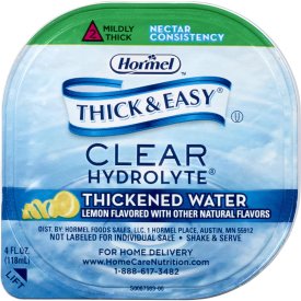 Thick & Easy® Hydrolyte® Nectar Consistency Lemon Thickened Water, 4-ounce Cup