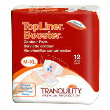 Tranquility® Top Liner® Added Absorbency Incontinence Booster Pad, 13½ x 21½ Inch